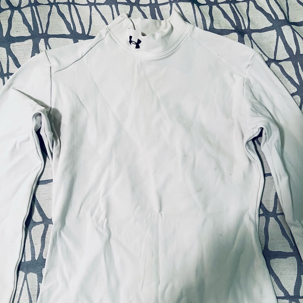 Under Armour Girl's ColdGear Mock Neck Shirt